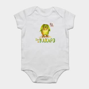 I'm a KAKAPO (caca-poo) Baby Bodysuit